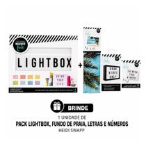 Caixa de Luz Marquee Love Multicolorido 9 cores Heidi Swapp