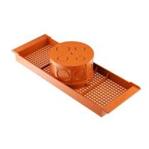 Caixa de Luz Octogonal em PVC para Laje 30cm Laranja FORTLEV 14620301