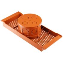 Caixa de Luz Octogonal Laje 25cm Laranja - Fortlev