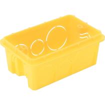 Caixa de luz pvc 4x2 amarela - tramontina