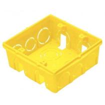 Caixa De Luz Pvc 4x4 Amarela Tramontina - Sku 12713