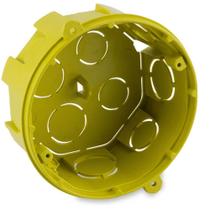 Caixa de Luz Redonda 4x4 Amarela - 600300003 - FORCELINE