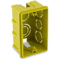Caixa de Luz Retangular 4x2 Amarela - 0600300001 - FORCE LINE Caixa de Luz Retangular 4x2 Amarela - 0600300001 - FORCE LINE
