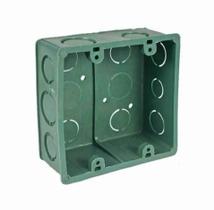 Caixa de Luz Ribeiro Embutir Reforçada 4x4 Verde PVC