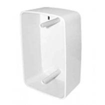 Caixa de luz sobrepor plastica-4x2-passagem-branca Caixa de luz sobrepor plastica-4x2-passagem-branca