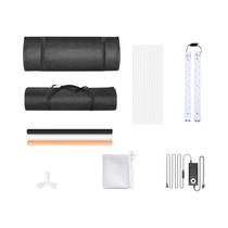 Caixa De Luz Softbox Portátil De 40cm Com LED Para Estúdio Fotográfico Com 3 Cores De Fundo Para