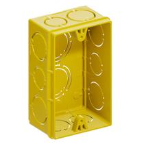 Caixa de Luz Tigreflex 4x2 Amarela Tigre