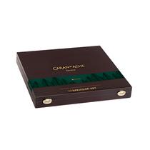 Caixa de Madeira Caran D'ache Supracolor Aquarela com 120 Cores