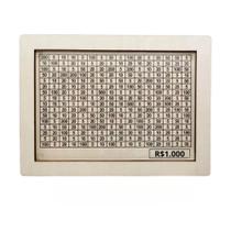 Caixa De Madeira Com Contador Até 1 Mil Reais Em MDF Cores