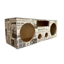 Caixa de Madeira Corujinha 6" Jornal