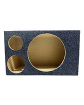 Caixa De Madeira Trio 1x12 Compact Grafite