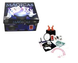 Caixa De Mágicas Infantil Com Cartola 30 Truques Criança - Pais e Filhos