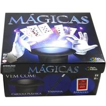 Caixa de Mágicas Infantil com Cartola 30 Truques Pais e Filhos 7282
