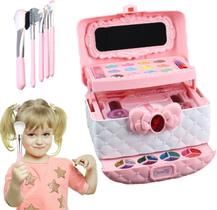 Caixa de Maquiagem Infantil Meninas Conjunto De Acessórios De Beleza.
