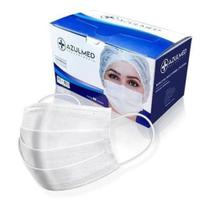 Caixa De Máscara Cirúrgica Tripla Descartável Com 50 Anvisa - Azulmed