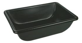 Caixa De Massa Plástica 90L Preta Cipla Construção Resistente Lavável Masseira Caçamba Concreto Cimento