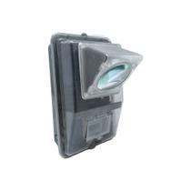 Caixa de medicao monofasica policarbonato com lente padrao copel nph - Plastimax