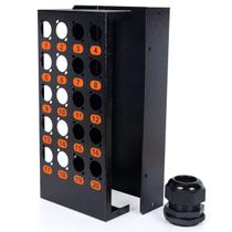 Caixa de Medusa 20 Vias com Conector Prensa Cabo Caixa de Medusa 20 Vias com Conector Prensa Cabo