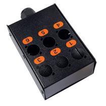 Caixa de Medusa 6 vias com Conector Prensa Cabo Caixa de Medusa 6 vias com Conector Prensa Cabo