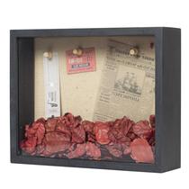 Caixa de memória Increased Fire Shadow Box Frame 20x25cm preta Caixa de memória Increased Fire Shadow Box Frame 20x25cm preta