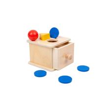 Caixa de moedas Adena Montessori 3 em 1 com bola para criança de 1 ano Caixa de moedas Adena Montessori 3 em 1 com bola para criança de 1 ano