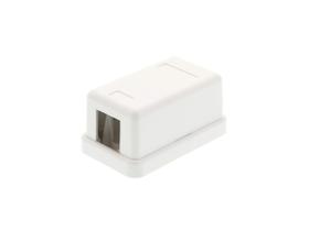 Caixa de montagem de superfície para jack keystone Ethernet de 1 porta Networx Caixa de montagem de superfície para jack keystone Ethernet de 1 porta Networx