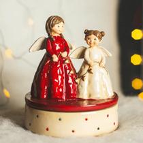 Caixa de Música Anjinhas - 16cm Caixa de Música Anjinhas - 16cm