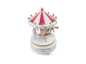 Caixa de Musica Carrossel Musical Cavalinhos de Plástico Decoração Para Quarto de Criança Bebê Caixa de Musica Carrossel Musical Cavalinhos de Plástico Decoração Para Quarto de Criança Bebê