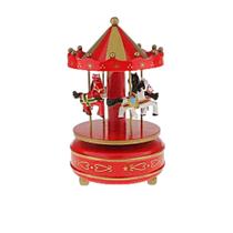 Caixa de música carrossel romântico- Merry-Go-Round