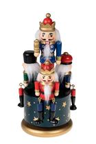 Caixa de música Clever Creations Traditional Wooden Nutcracker 20cm Caixa de música Clever Creations Traditional Wooden Nutcracker 20cm