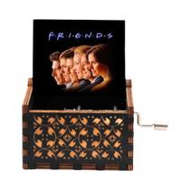 Caixa De Música De Madeira Esculpida Para O Halloween, Com Manivela, Você É Meu Sol, Presente