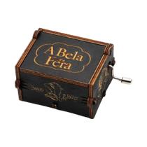 Caixa De Música De Madeira Pink Panther Simpson Com Manivela, Presente Comemorativo De Natal Caixa De Música De Madeira Pink Panther Simpson Com Manivela, Presente Comemorativo De Natal