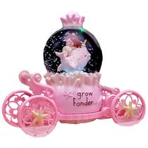 Caixa de música Dolphin Girl com Globo de Neve Starry Night em resina de 17 cm Caixa de música Dolphin Girl com Globo de Neve Starry Night em resina de 17 cm