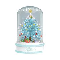 Caixa De Música Miniatura De Natal Com Papai Noel Para Crianças, Brinquedo De Montagem DIY Para Caixa De Música Miniatura De Natal Com Papai Noel Para Crianças, Brinquedo De Montagem DIY Para