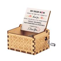 Caixa de música My Dear Mom Wood, tema de anime, presente de Dia das Mães Caixa de música My Dear Mom Wood, tema de anime, presente de Dia das Mães