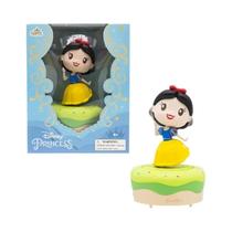 Caixa De Música Princesa Disney Branca De Neve Ariel Cinderela Bela Figura Rotativa Ornamento De