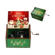 Caixa De Música Vintage De Madeira Com Manivela, Presente DIY Para Namorada Ou Esposa No Dia Dos