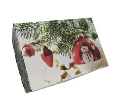 Caixa De Natal 6 Brigadeiros - Modelo 3 - Kit 25Und