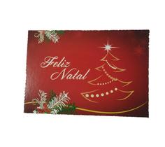 Caixa De Natal 6 Brigadeiros - Modelo 5 - Kit 25Und