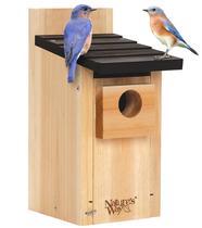 Caixa de ninho Bird House Nature's Way CWH3 Cedar Bluebird Caixa de ninho Bird House Nature's Way CWH3 Cedar Bluebird