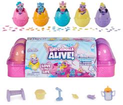 Caixa de ovos Toy Hatchimals Alive com 5 minibonecos de +3 anos