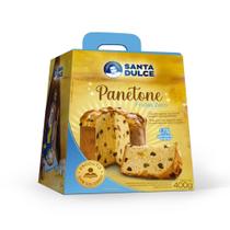 Caixa de panetone Santa Dulce frutas zero 400g com 12 und