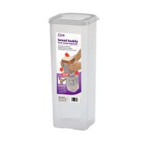 Caixa de pão Buddeez Bread Buddy Fresh Storage Recipiente branco Caixa de pão Buddeez Bread Buddy Fresh Storage Recipiente branco