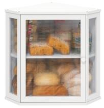 Caixa de Pão de Bambu viewcare para Canto com Armazenamento de Alimentos