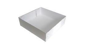 Caixa de Papel C/tampa Transparente Nº5 Bco 14x14x04cm 10und Caixa de Papel C/tampa Transparente Nº5 Bco 14x14x04cm 10und