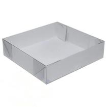 Caixa de Papel C/tampa Transparente Nº6 Bco 16x16x04cm 10und Caixa de Papel C/tampa Transparente Nº6 Bco 16x16x04cm 10und