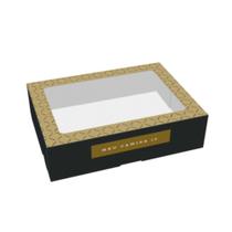 Caixa De Papel Craque Da Rodada Com Visor Para 12 Doces Un - Ideia