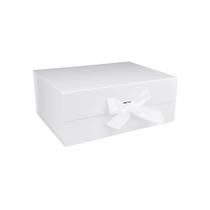 Caixa de Papel Dobrável Fita de Cetim para Presente e Presskit Caixa de Papel Dobrável Fita de Cetim para Presente e Presskit