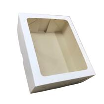 Caixa De Papel Duplex Branca Tampa Com Visor 19x15x6 - 20 Un Caixa De Papel Duplex Branca Tampa Com Visor 19x15x6 - 20 Un