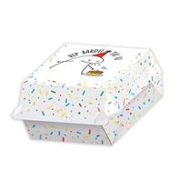 Caixa de Papel Flork Meme para Mini Bolo de Festa com 8 Unid